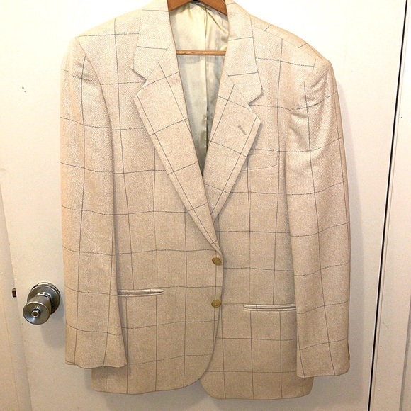 Valentino Silk Blazer Vintage Sport Jacket Neiman Marcus Like New Condition